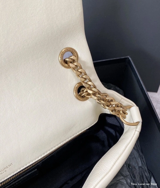Tony Luxuries YSL IN CALYPSO LAMBSKIN PLUNGED 0710